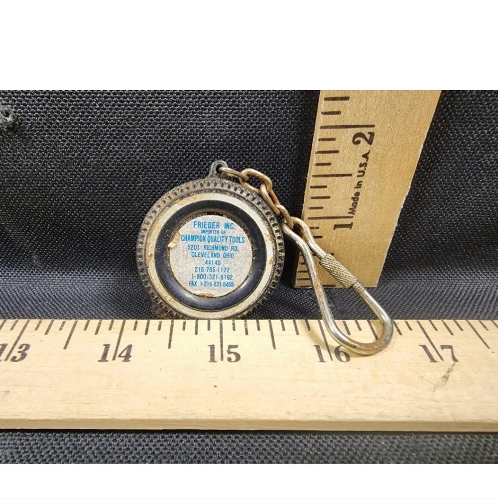 Vintage Advertising Tape Measure Champion Tire Cleveland Ohio